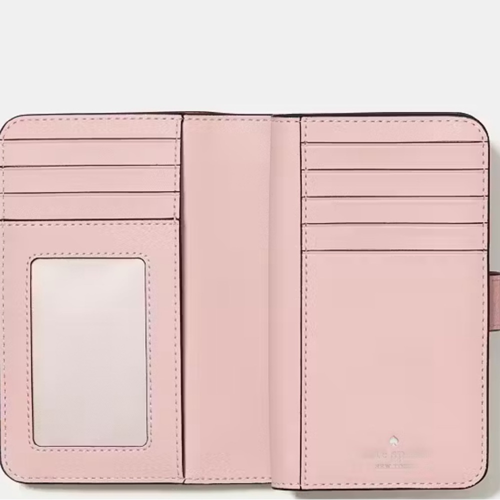 🌷SPRING SALE! NWT ♠️kate spade ♠️ Lena Medium Bifold Wallet - TuTu Pink - Picture 11 of 13